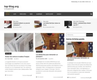 Top-Blog.org(Annuaire) Screenshot