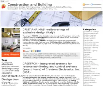 Top-Building-News.com(Construction and Building) Screenshot