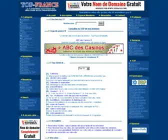 Top-France.com(Annuaire Top France) Screenshot