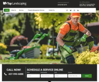 Top-Landscaping.ca(Landscaping Services) Screenshot