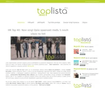 Top-Lista.hr(HR Top 40) Screenshot