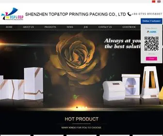 Top-Packing.com(Shenzhen Top&Top Printing Packing Co) Screenshot