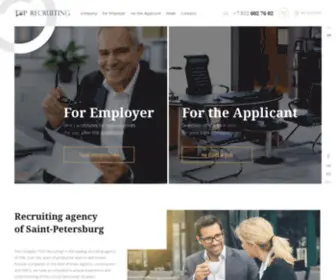 Top-Recruiting.ru(Рекрутинговое агентство по подбору кадров в СПб) Screenshot