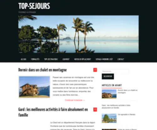 Top-Sejours.com(Top Sejours) Screenshot
