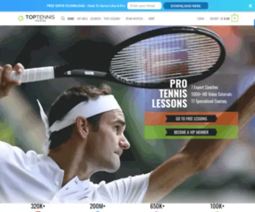 Top-Tennis-Training.com(Top Tennis Training) Screenshot