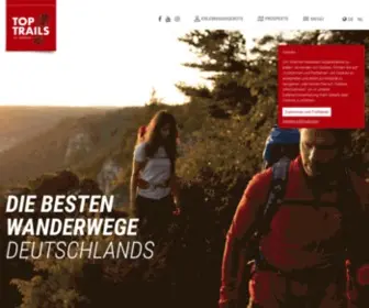 Top-Trails-OF-Germany.de(Top Trails of Germany) Screenshot