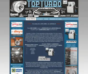 Top-Turbo.eu(Regeneracja turbosprężarek) Screenshot