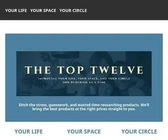 Top-Twelve.com(Top products for your life) Screenshot