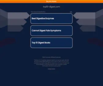 Top10-Digest.com(Top 10 Digest) Screenshot