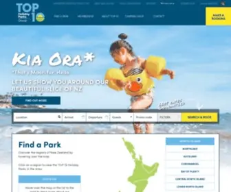 Top10.co.nz(Holiday Parks NZ) Screenshot