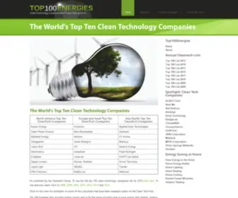 Top100Energies.com(Top 100 Energies) Screenshot