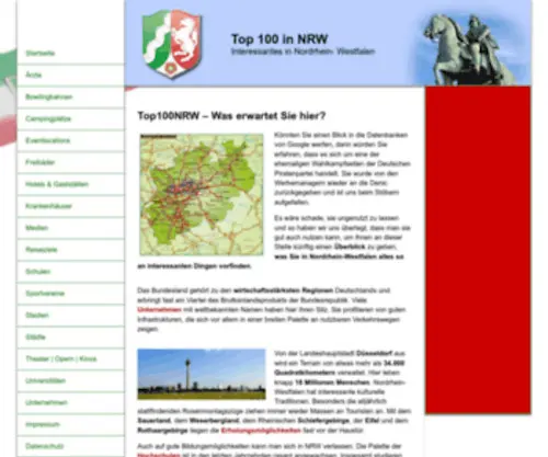 Top100NRW.de(Interessantes aus Nordrhein) Screenshot