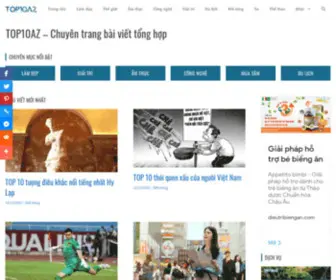 Top10AZ.com(Chuyên trang bài viết tổng hợp hàng đầu Việt Nam) Screenshot