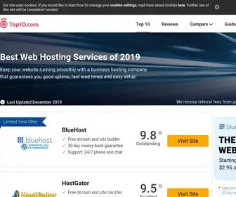Top10Bestwebsitehosting.com(Top 10 Best Website Hosting Services of 2015) Screenshot