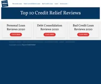 Top10Creditrelief.com(Top 10 Credit Relief) Screenshot