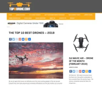 Top10Drone.com(The Top 10 Best Drones) Screenshot