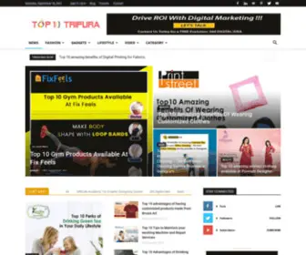 Top10Intripura.com(The Secret of Health) Screenshot