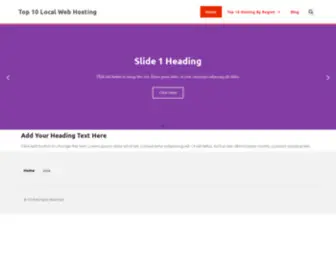 Top10Localwebhosting.com(Your Local Web Hosting Review) Screenshot