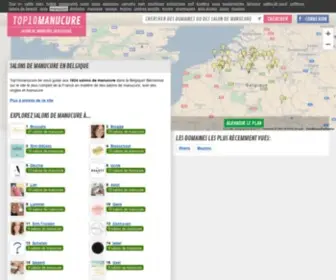 Top10Manucure.be(Salons de manucure en Belgique) Screenshot