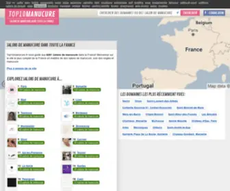 Top10Manucure.fr(Salons de manucure dans toute la France) Screenshot
