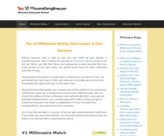Top10Millionairedatingsites.com(Top 10 Millionaire Dating Sites 2021) Screenshot