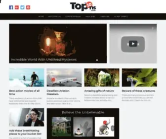 Top10NS.com(Top ten things in the world) Screenshot