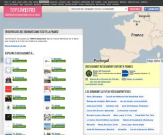 Top10Restos.fr(Trouver des restaurants dans toute la France) Screenshot