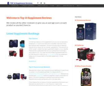 Top10Supplementreviews.com(Top 10 Supplement Reviews) Screenshot