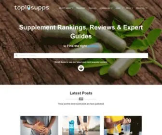 Top10Supps.com(Supplement Rankings for Your Convenience) Screenshot