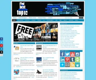 Top10Tag.com(The Best Top 10 Lists on the Internet) Screenshot