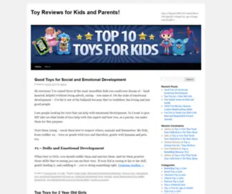 Top10Toysforkids.com(Toy Reviews for Kids and Parents) Screenshot