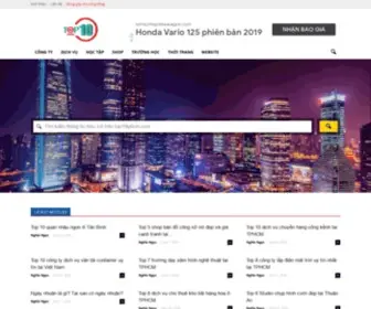 Top10TPHCM.com(Review, đánh giá, xếp hạng công ty, dịch vụ, sản phẩm) Screenshot