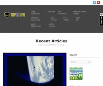 Top10Ufo.com(Top 10 UFO Sightings) Screenshot