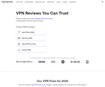 Top10VPN.com(VPN Advice You Can Trust) Screenshot