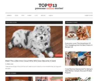 Top13.net(Pawsome Animal Stories) Screenshot