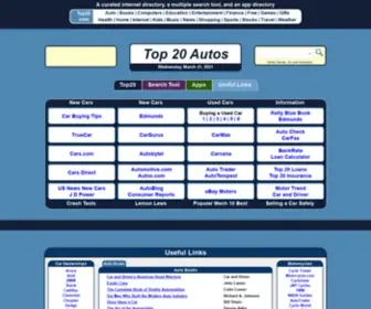 Top20Autos.com(Autos) Screenshot