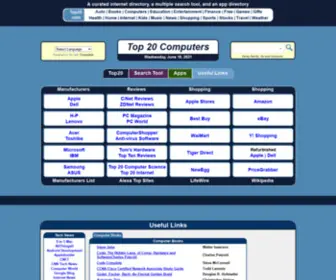 Top20Computers.com(Computers) Screenshot