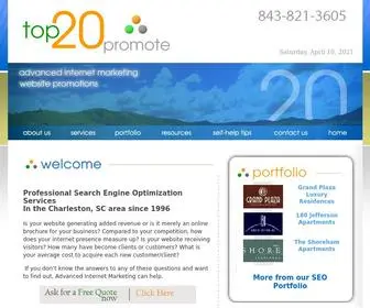 Top20Promote.com(Search Engine Optimization) Screenshot