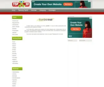 Top30.com.br(TOP 30 Brasil) Screenshot