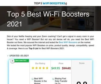 Top5-Wifiboosters.com(Top5 Wifiboosters) Screenshot