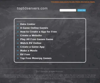 Top50Servers.com(All Servers) Screenshot