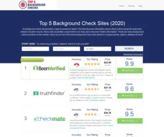 Top5Backgroundchecks.com(Forsale Lander) Screenshot