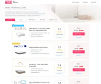 Top5Bestmattresses.com(Top 5 Best Mattresses) Screenshot