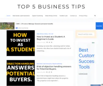 Top5Foru.info(The 5 Ways To Drive Sales With This Blog) Screenshot