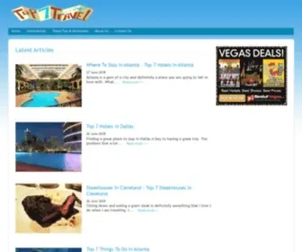 Top7Travel.com(Top 7 Travel) Screenshot
