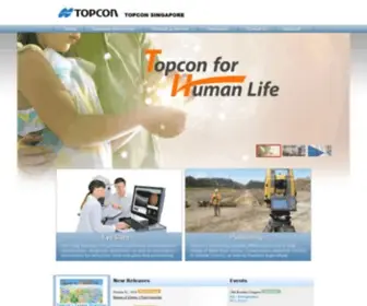 Topcon.com.sg(Topcon) Screenshot
