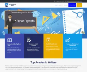 Topacademicwriters.com(Top Academic Writers) Screenshot