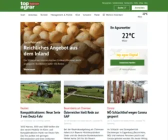 Topagrar.at(Landwirtschaft Österreich) Screenshot