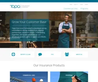 Topains.com(Topa Insurance) Screenshot