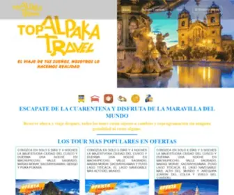 Topalpakatravel.com(Agencia de Viajes en Perú) Screenshot